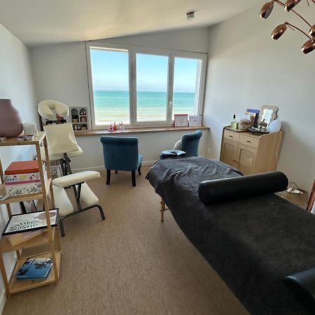 chambre Lumière du cap vue mer à la Villa plein vent Barneville-Carteret Extérieur photo