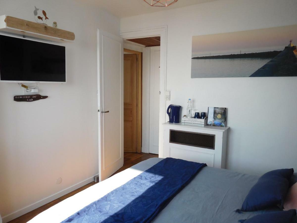 chambre Lumière du cap vue mer à la Villa plein vent Barneville-Carteret Extérieur photo