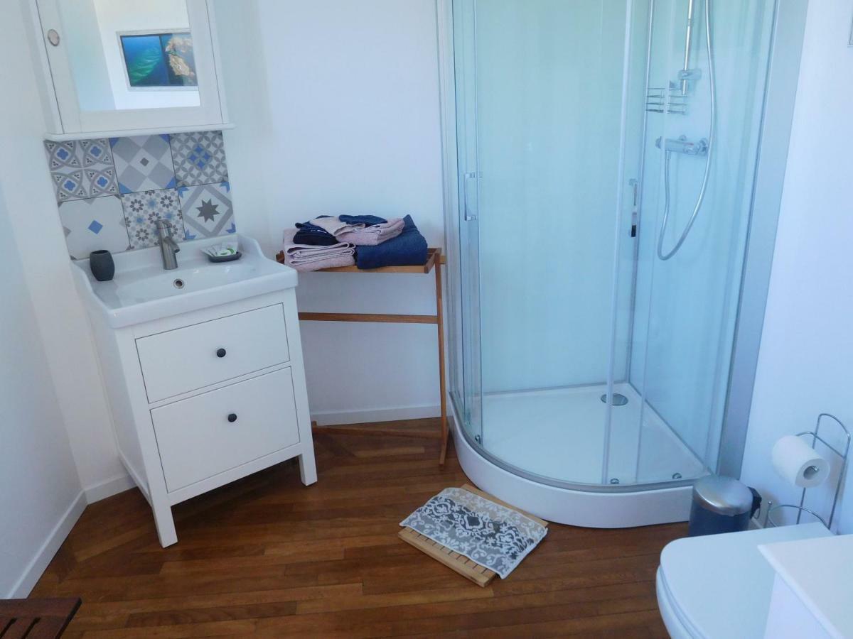 chambre Lumière du cap vue mer à la Villa plein vent Barneville-Carteret Extérieur photo